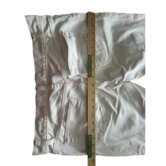 🌸4/$50🌸 Y2K Vintage Gap Long and Lean Flare White Jeans - Picture 10 of 12